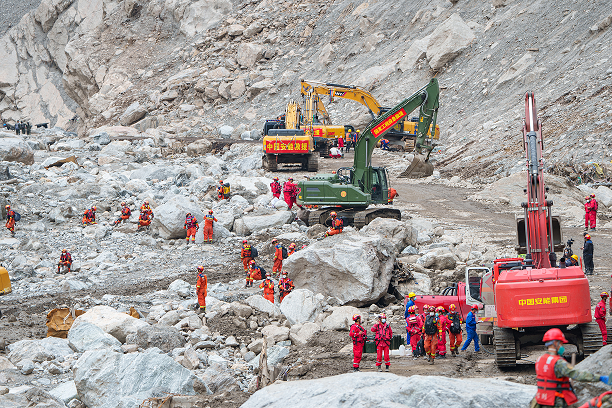 Rescue in Xizang, Tibet of China