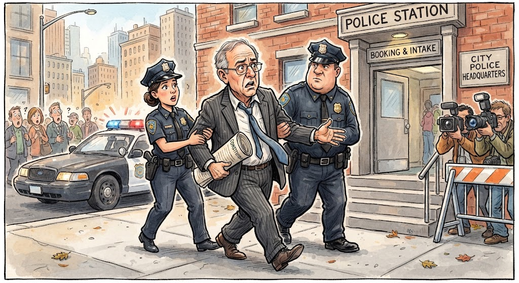 former cj taken to police