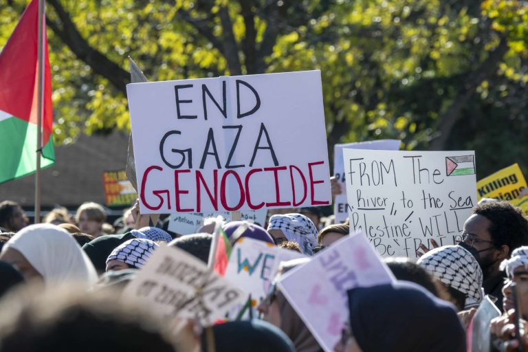 Protest in support of Palestine in Minneapolis, Minnesota