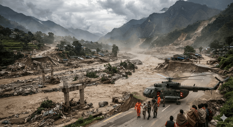 helicopter-landing-on-top-of-flood